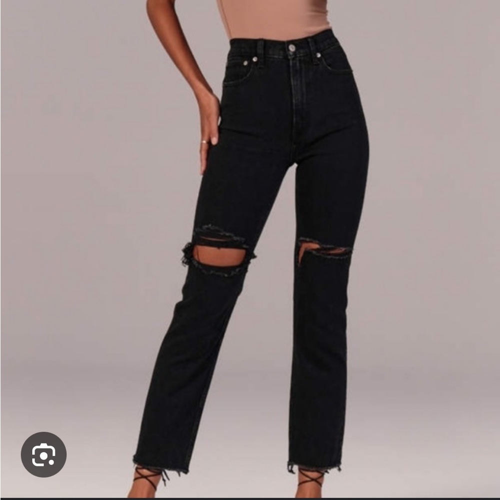Abercrombie and fitch ultra high rise ankle straight jean 26 NEW WITH TAGS